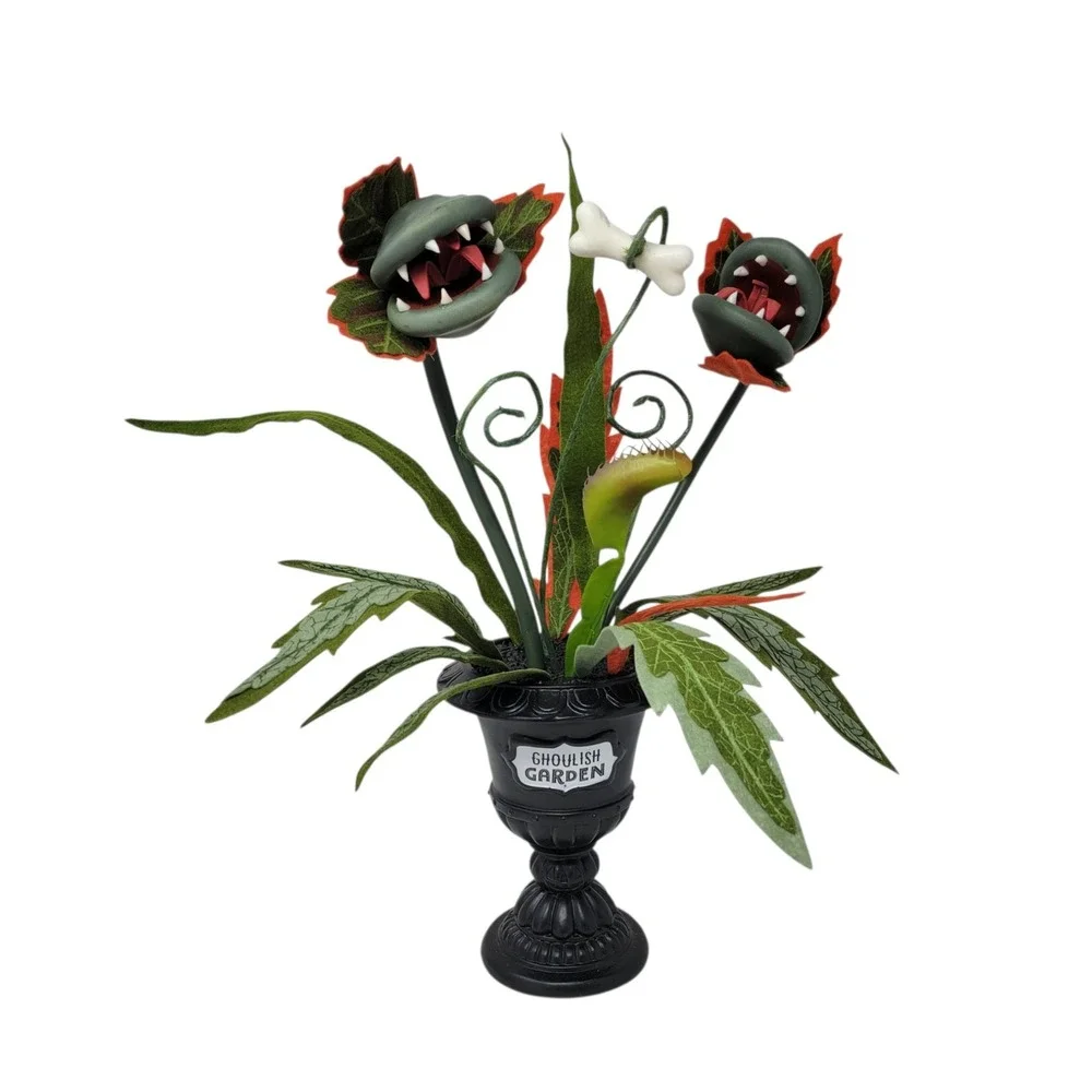 Hyde & Eek Ghoulish Garden Planter Venus Flytrap 202 Halloween Decor Target New